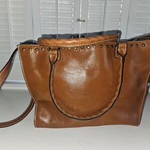 Patricia Nash Zancona Smooth Leather Tote